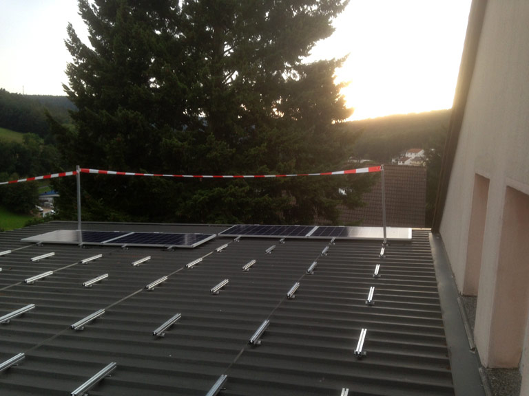 Foto Solaranlage im Odenwald