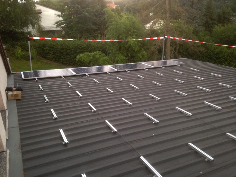 Foto Solaranlage im Odenwald