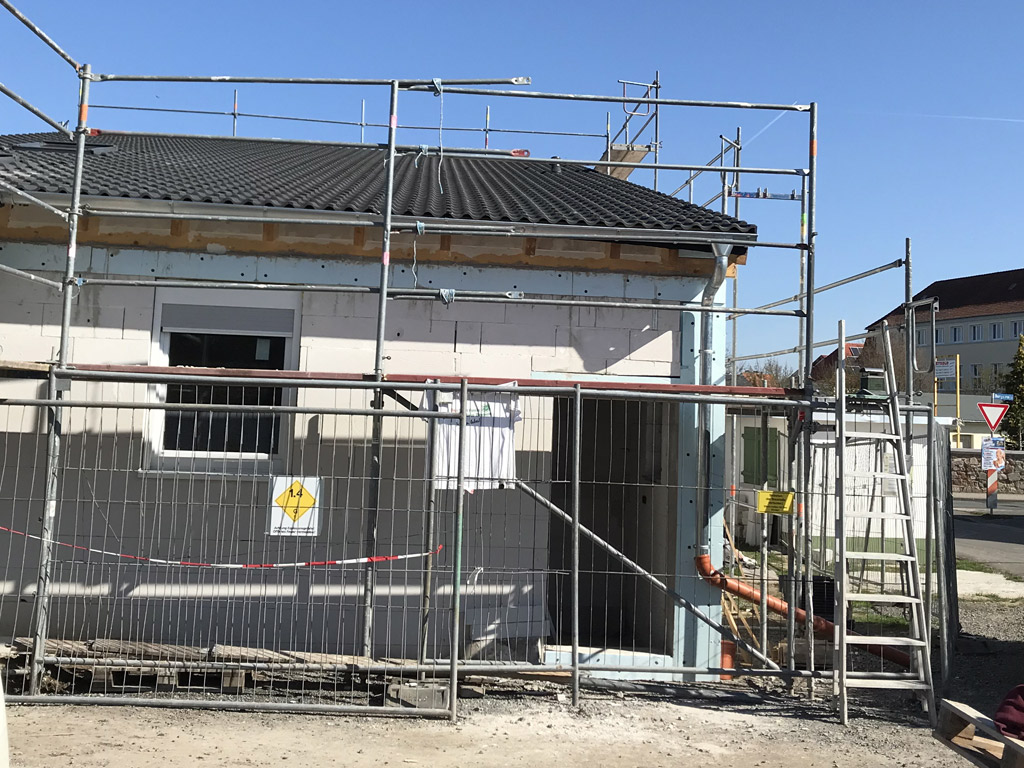 Foto der Baustelle
