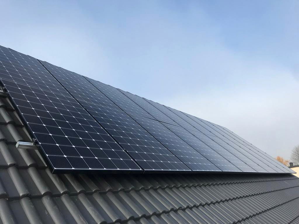 Foto: Solaranlage bei Hanau November 2018