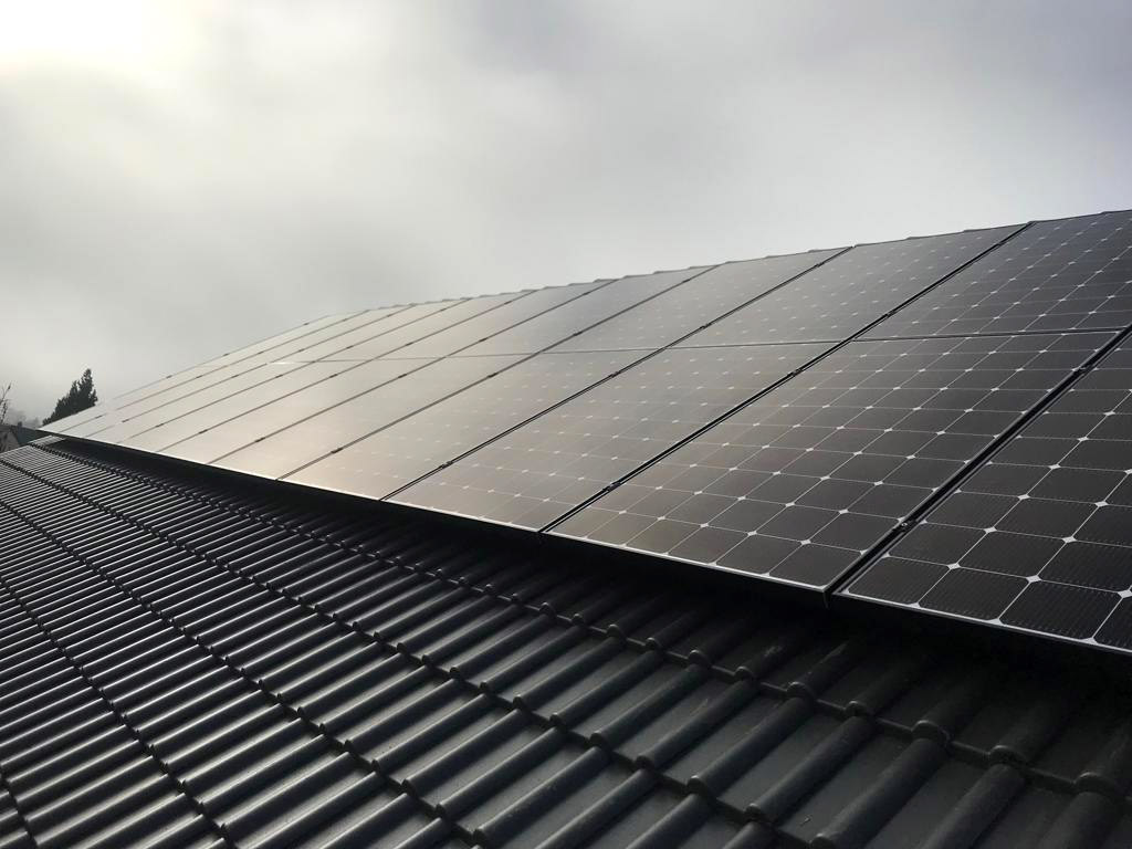 Foto: Solaranlage bei Hanau November 2018