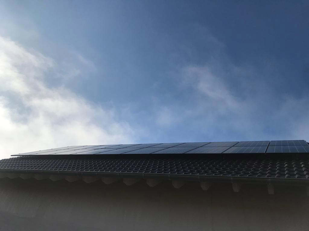 Foto: Solaranlage bei Hanau November 2018