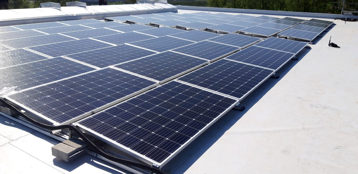 Solaranlage bei Frankfurt am Main