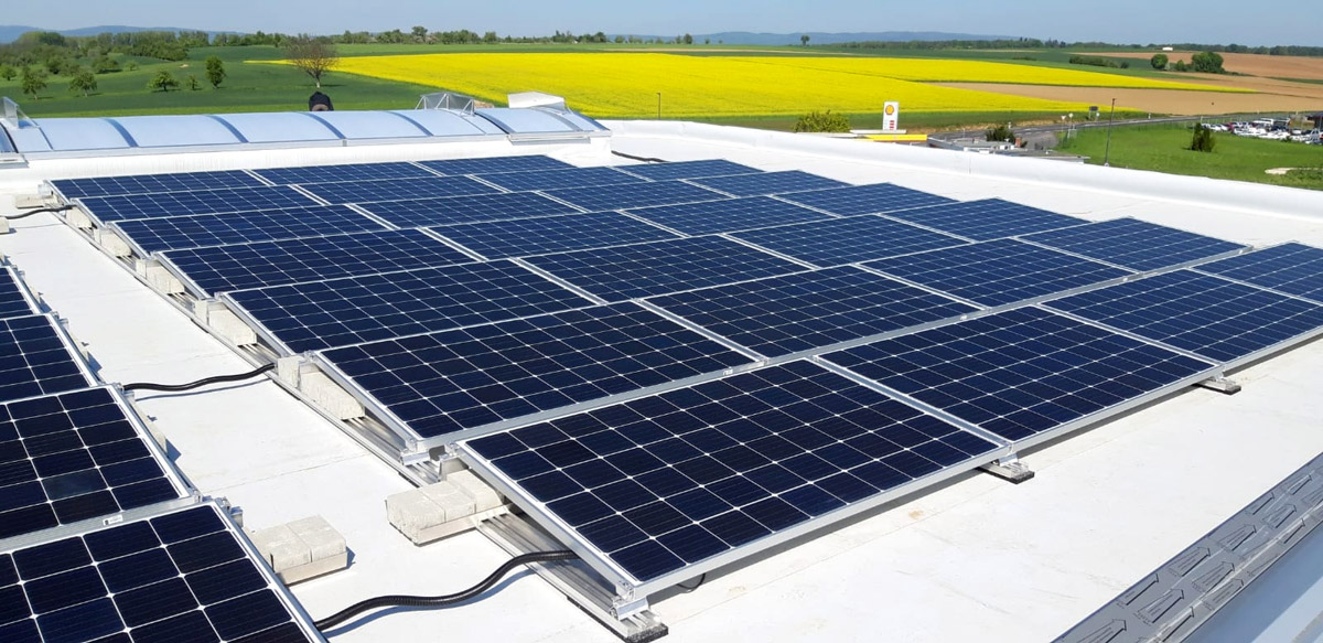 Solaranlage bei Frankfurt am Main