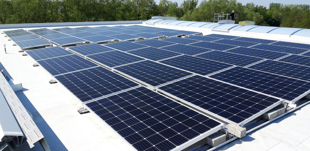 Solaranlage bei Frankfurt am Main