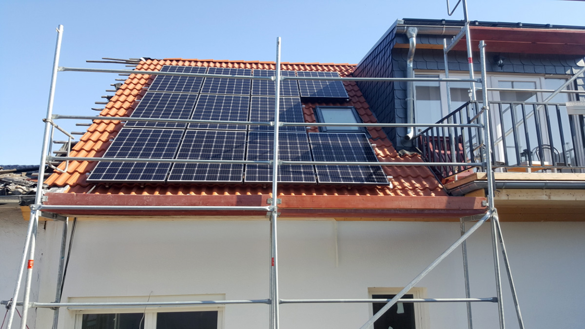 Solaranlage in Heubach, Odenwald