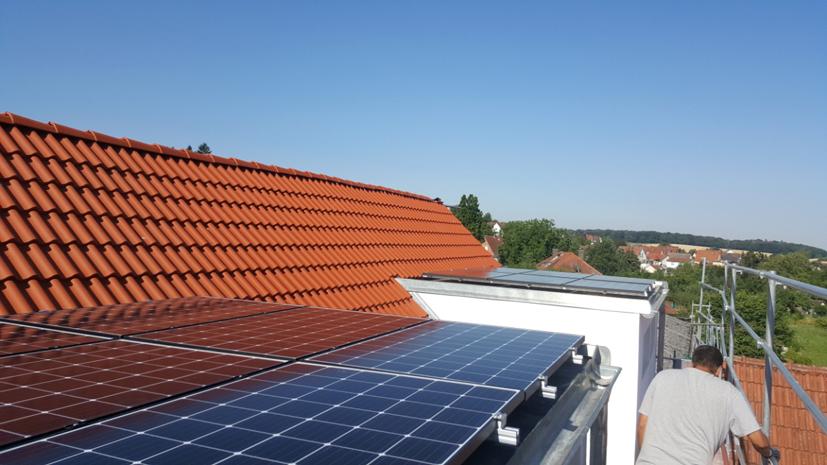 Solaranlage in Heubach, Odenwald