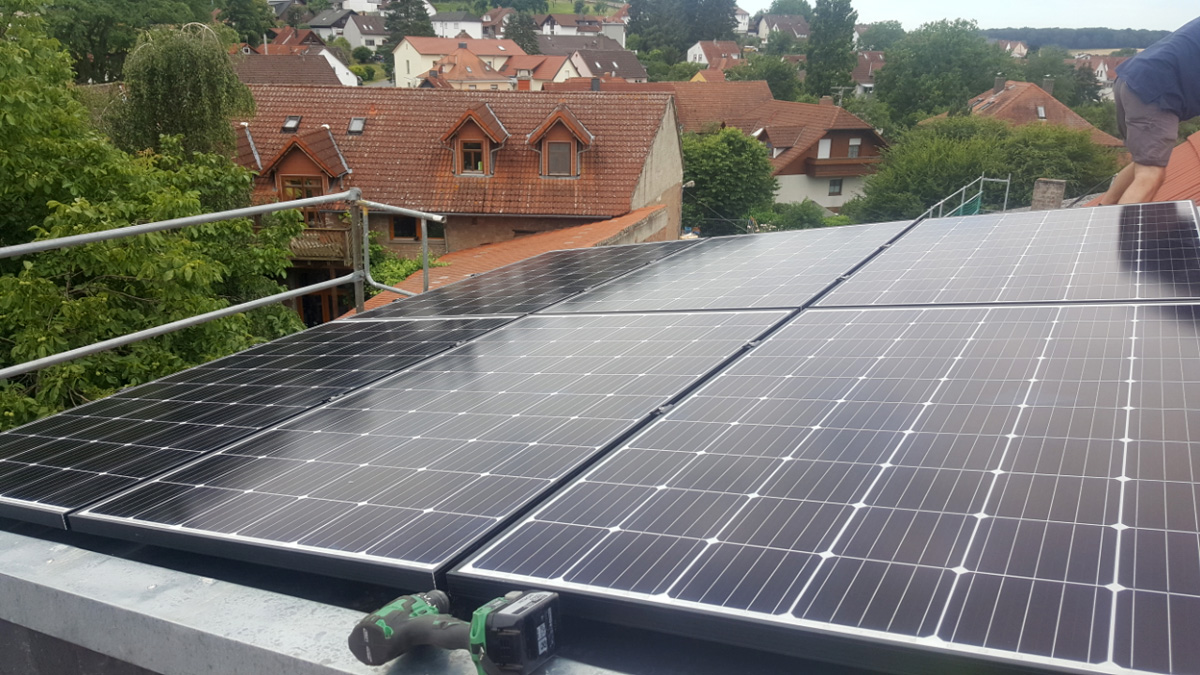 Solaranlage in Heubach, Odenwald