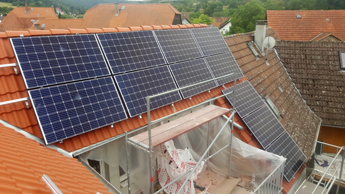 Solaranlage in Heubach, Odenwald