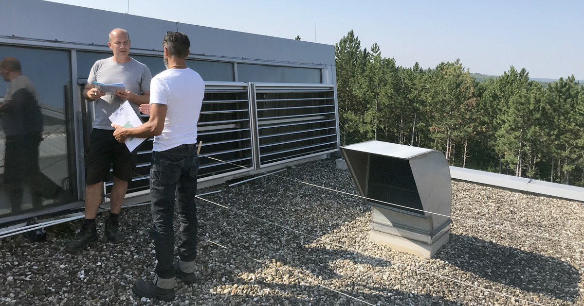 Foto: Vorarbeiten für Solaranlage Franken