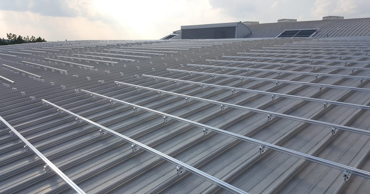 Foto: Unterkonstruktion Solaranlage