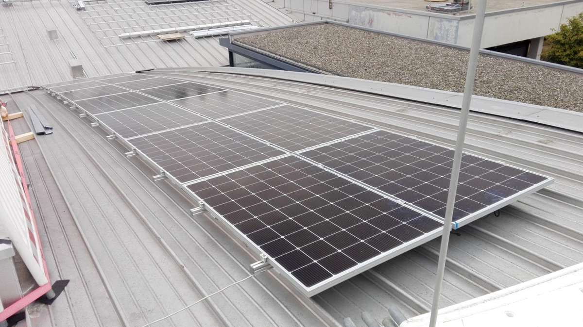 Foto: Solaranlage Main Post Würzburg