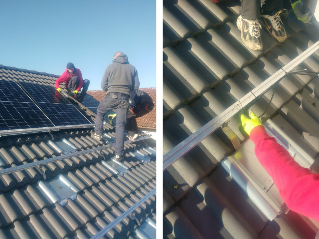 Foto: Solaranlage Rhein-Main Montage