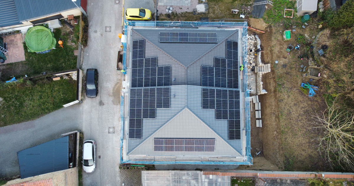 Foto: Solaranlagen von oben