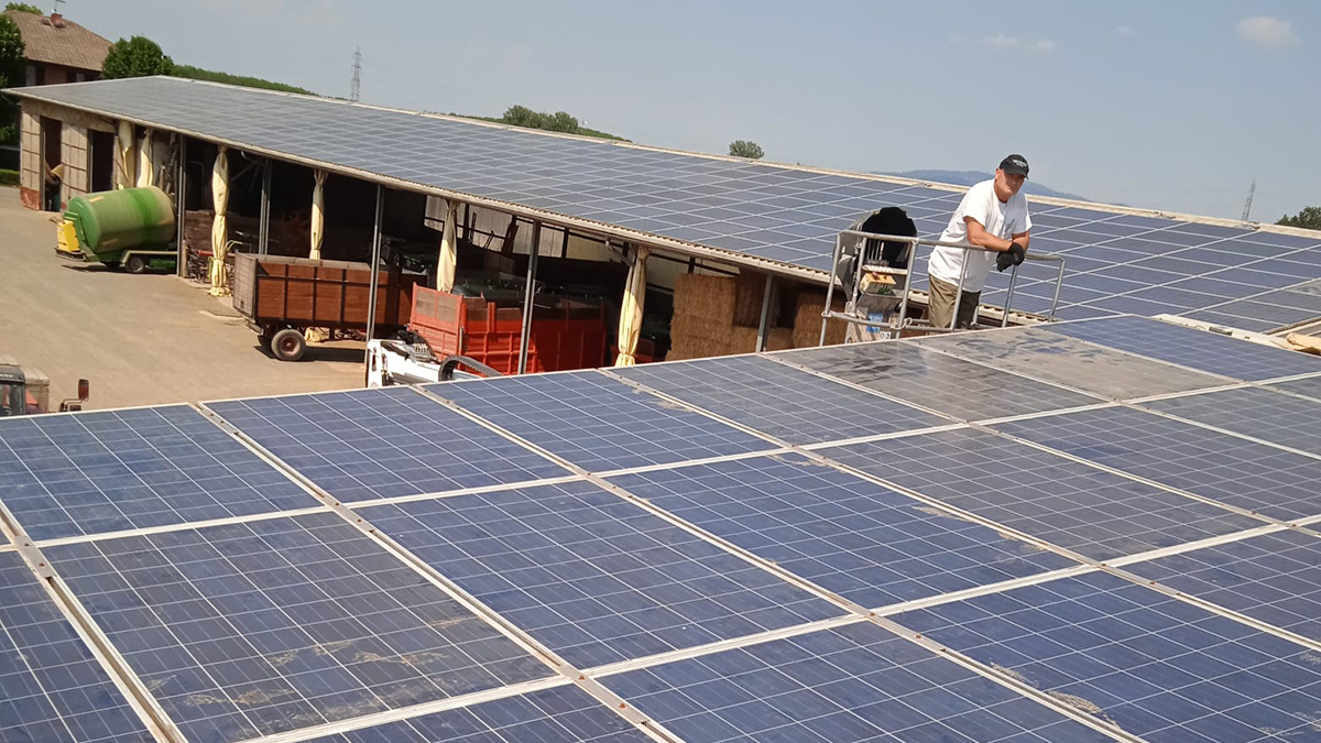 Foto: Solaranlage in Italien