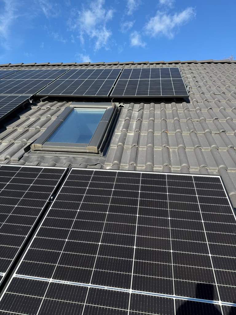 Foto: Solaranlage auf Doppelhaushälte